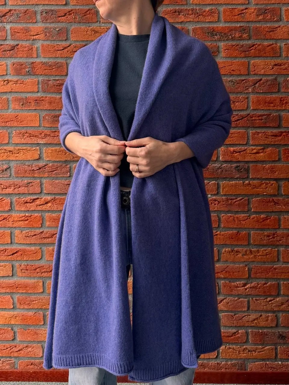 Amethyst Quiet — cashmere shawl