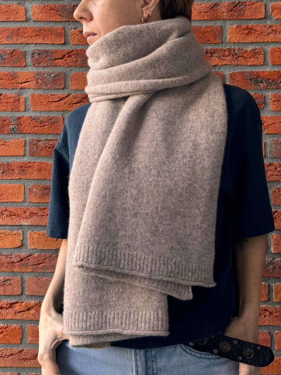 Powder Silence — lambswool stole